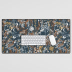 Abstract Forest Night A Desk Mat Gallery Image 1