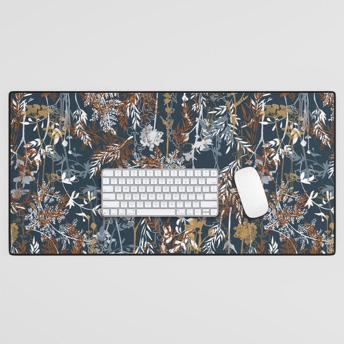 Abstract Forest Night A Desk Mat Gallery Image 1