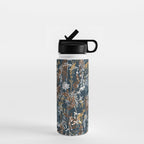 Abstract Forest Night A Water Bottle Gallery Image 1