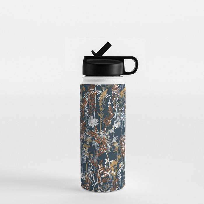 Abstract Forest Night A Water Bottle Gallery Image 1
