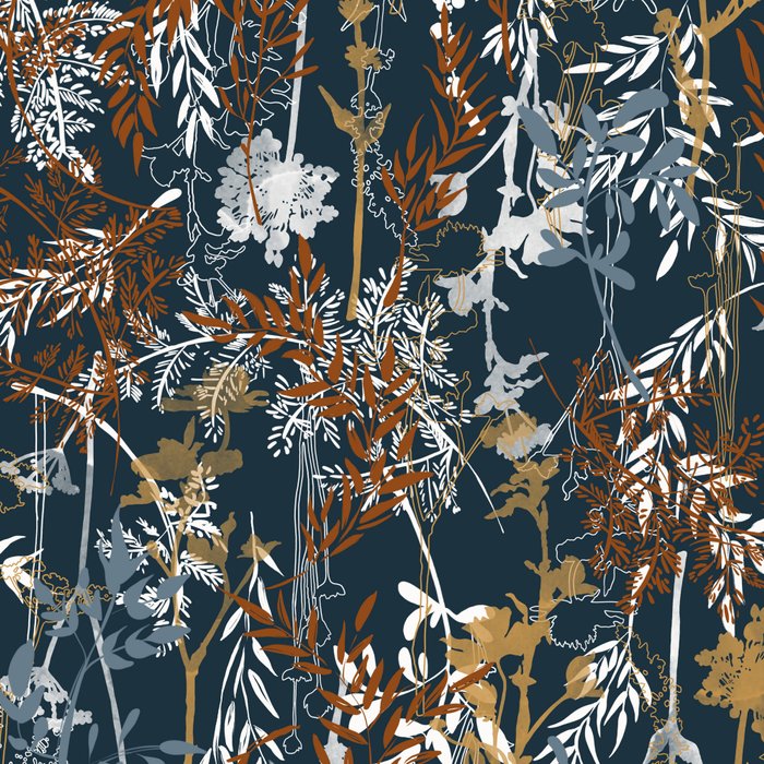 Abstract Forest Night A Coffee Mug Gallery Image 2