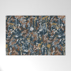 Abstract Forest Night A Welcome Mat Gallery Image 1