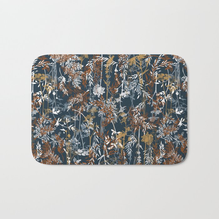 Abstract Forest Night A Bath Mat Gallery Image 1