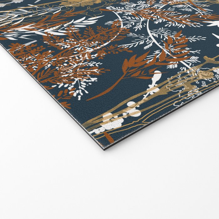 Abstract Forest Night A Welcome Mat Gallery Image 2