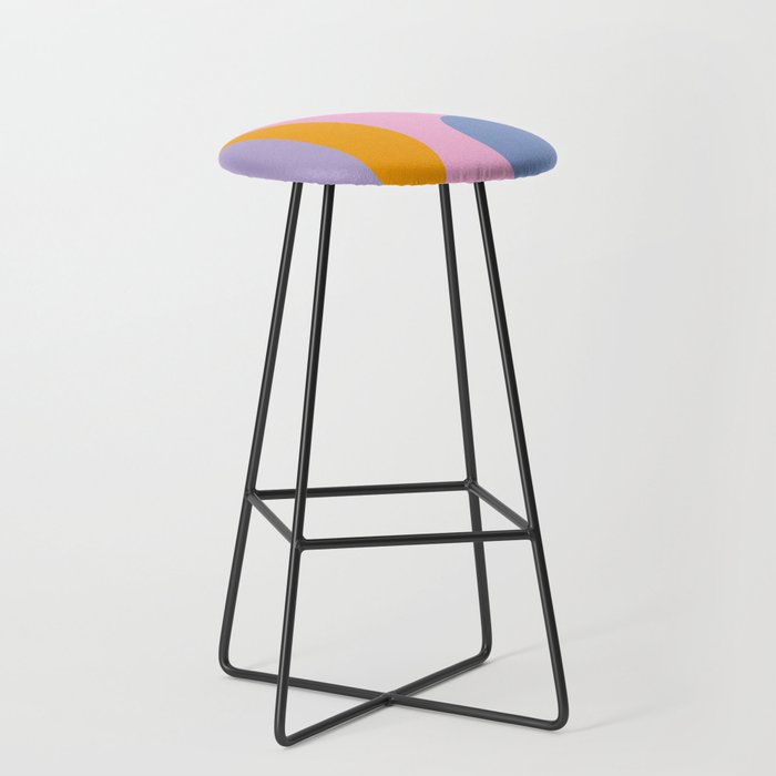 Pink and Lavender 01 Stool Gallery Image 1