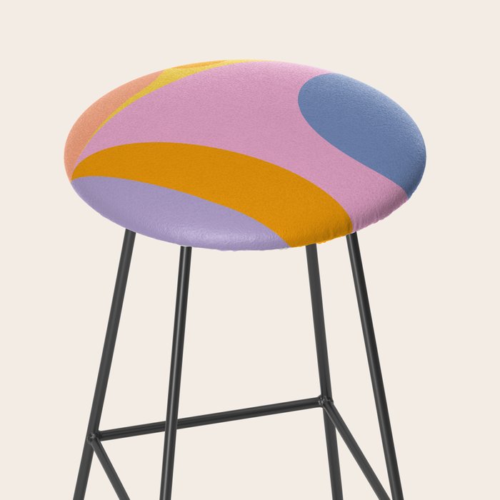 Pink and Lavender 01 Stool Gallery Image 2
