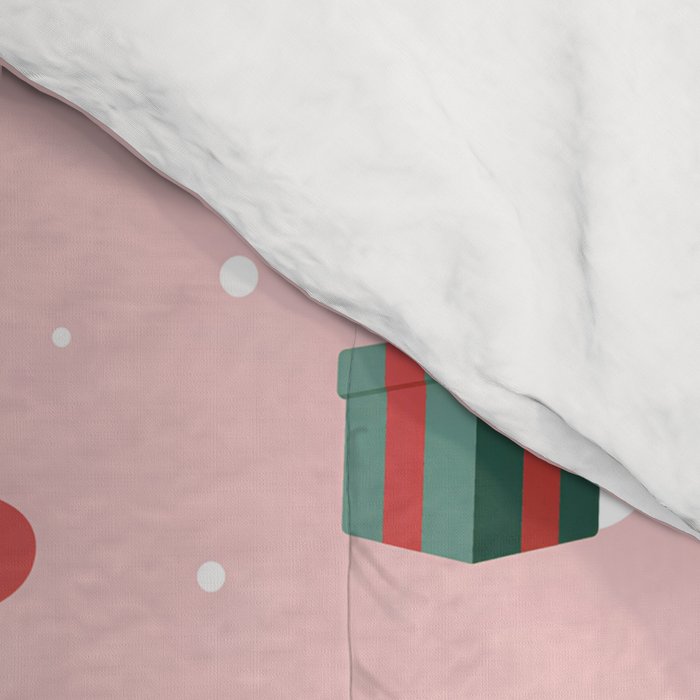 Christmas Festive Cute Holiday Kittens Comforter Gallery Image 4