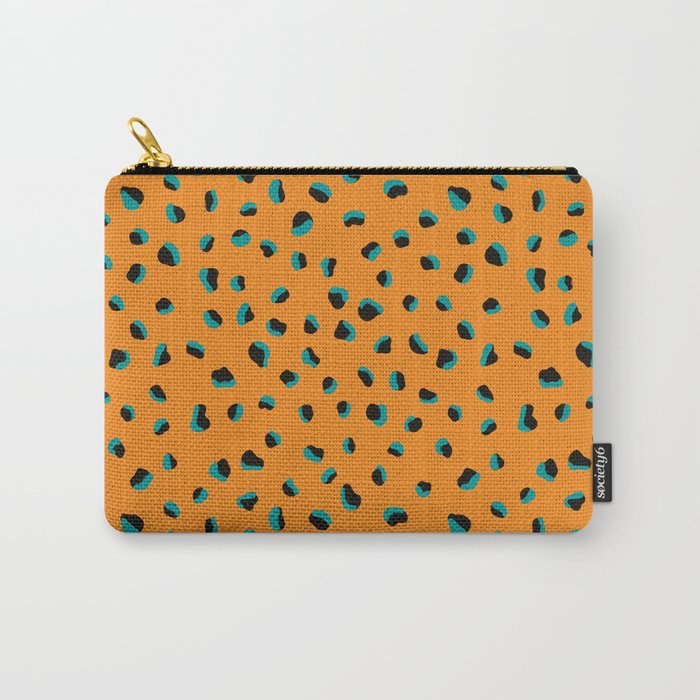 Funky cheetah animal print Carry All Pouch Gallery Image 1
