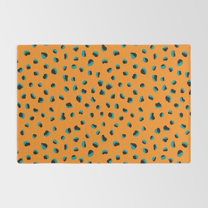 Funky cheetah animal print Rug Gallery Image 2