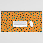 Funky cheetah animal print Desk Mat Gallery Image 1