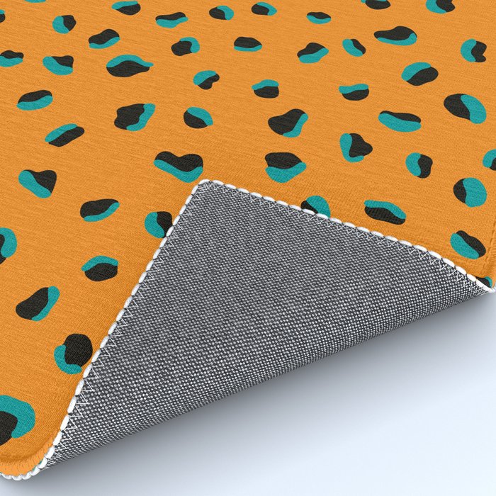 Funky cheetah animal print Rug Gallery Image 4