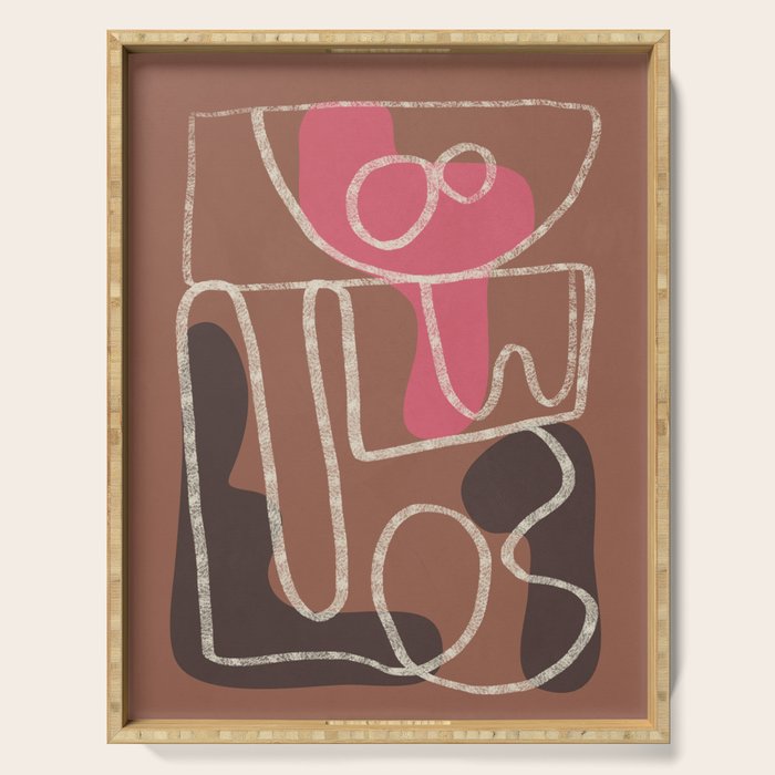 Organic Minimalist Layers 1 Serving Tray Gallery Image 1