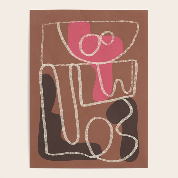 Organic Minimalist Layers 1 Poster Gallery Image 4