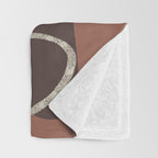 Organic Minimalist Layers 1 Throw Blanket Gallery Image 3