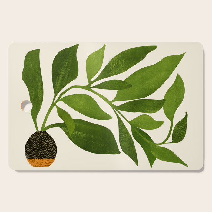 The Wanderer - House Plant Illustration Cutting Board Gallery Image 1