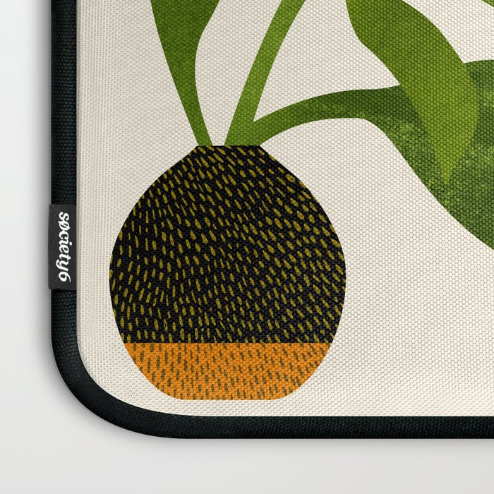 The Wanderer - House Plant Illustration Laptop Sleeve Gallery Image 3