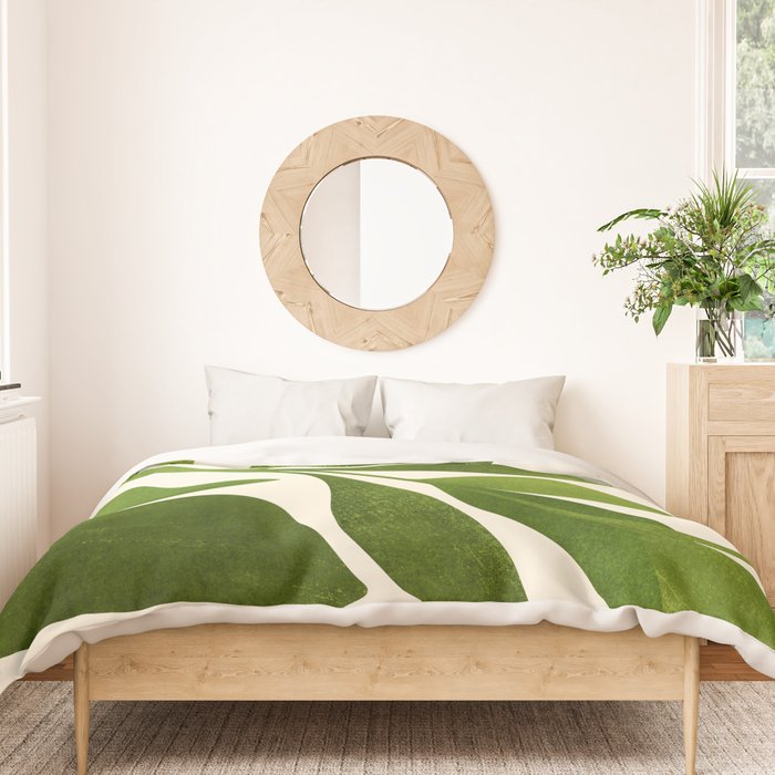 The Wanderer - House Plant Illustration Duvet Cover Gallery Image 3