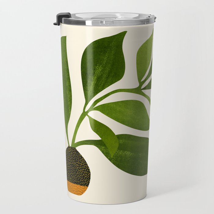 The Wanderer - House Plant Illustration Travel Mug Gallery Image 3