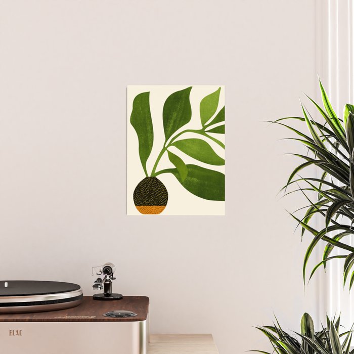 The Wanderer - House Plant Illustration Poster Gallery Image 2