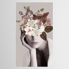 WOMAN WITH FLOWERS 19 Tablecloth Gallery Image 2