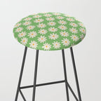 Retro Daisy Flower in Green Stool Gallery Image 2