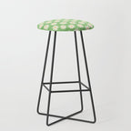 Retro Daisy Flower in Green Stool Gallery Image 1