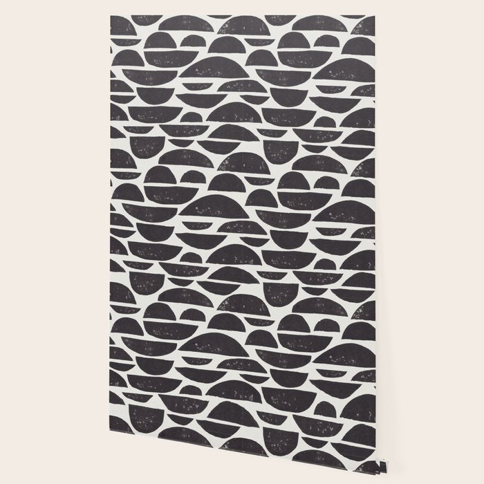 Abstract Linocut Pattern #4 Wallpaper Gallery Image 2