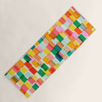 Colorful Painterly Mosaic Yoga Mat Gallery Image 1