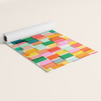 Colorful Painterly Mosaic Yoga Mat Gallery Image 2