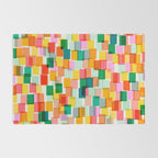 Colorful Painterly Mosaic Rug Gallery Image 2