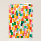 Colorful Painterly Mosaic Stationery Card Gallery Image 2
