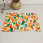 Colorful Painterly Mosaic Rug Gallery Image 1
