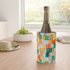 Colorful Painterly Mosaic Wine Chiller Gallery Image 4