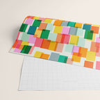 Colorful Painterly Mosaic Wrapping Paper Gallery Image 2