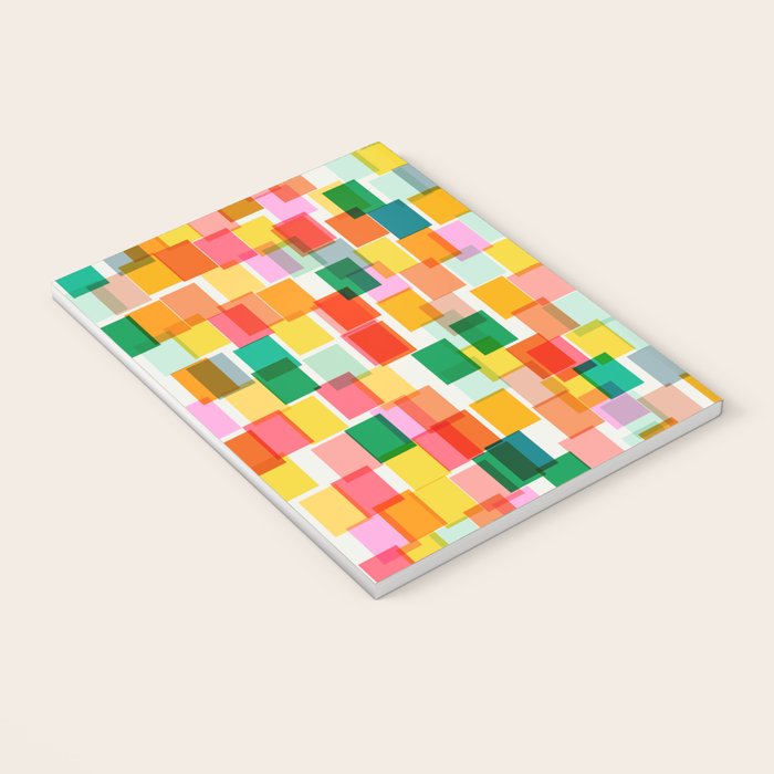 Colorful Painterly Mosaic Notebook Gallery Image 3