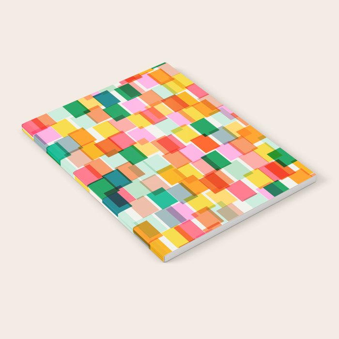 Colorful Painterly Mosaic Notebook Gallery Image 2