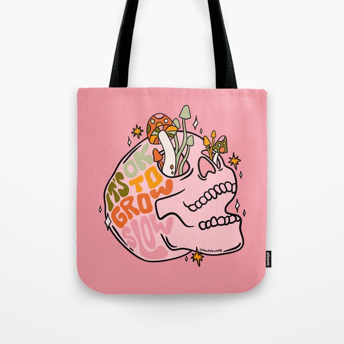 It's Ok to Grow Slow Tote Bag Gallery Image 1