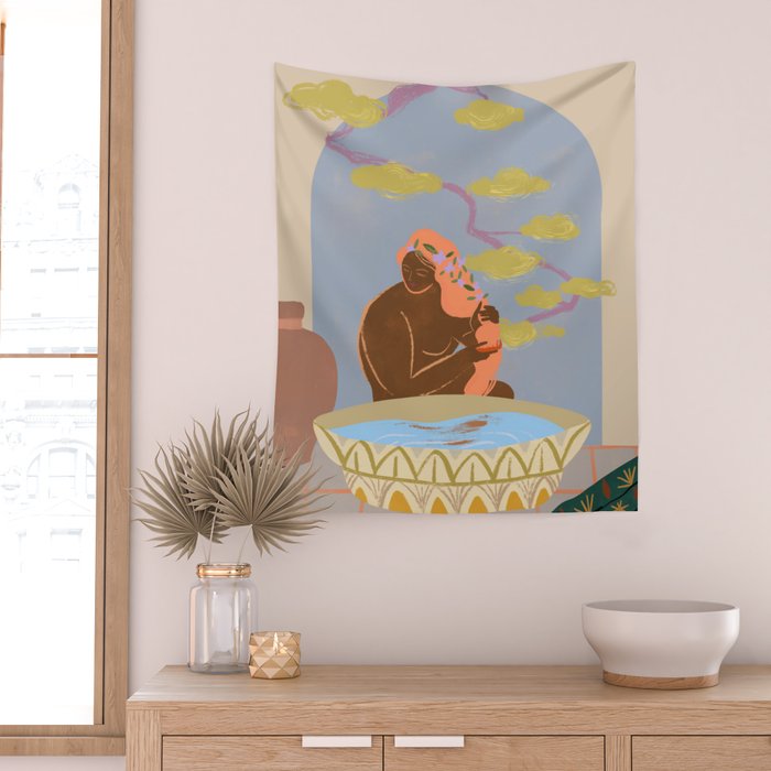 Quiet Ritual Wall Tapestry Gallery Image 2