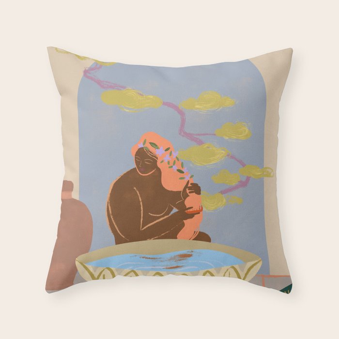 Quiet Ritual Throw Pillow Gallery Image 6