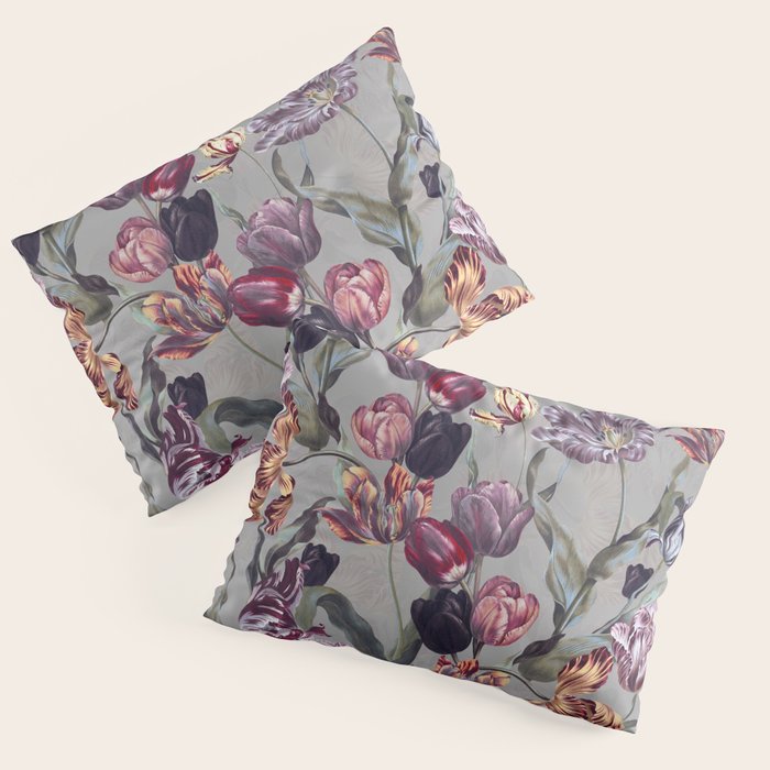 Magic Tulips Pattern Pillow Sham Gallery Image 3
