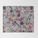 Magic Tulips Pattern Throw Blanket Gallery Image 2