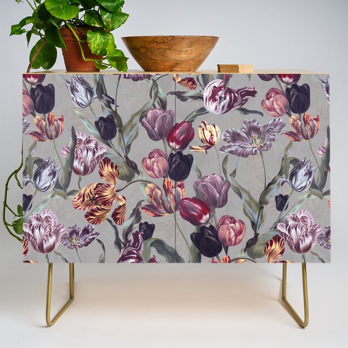 Magic Tulips Pattern Credenza Gallery Image 1