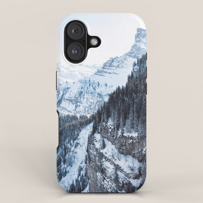 Snowy Mountain Landscape iPhone Case Gallery Image 1