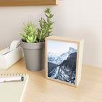 Snowy Mountain Landscape Mini Art Print Gallery Image 2
