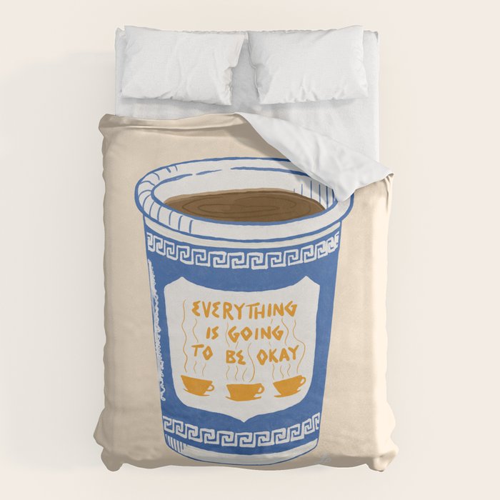 Everything Is Going To Be Okay Duvet Cover Gallery Image 6