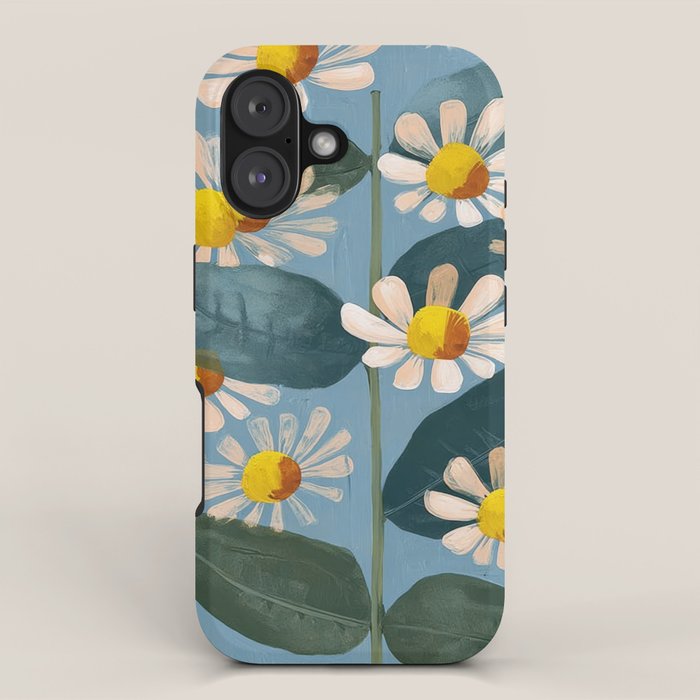 Daisy Flower Painting iPhone Case Gallery Image 1