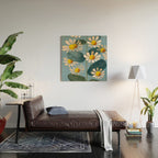 Daisy Flower Painting Wood Wall Art Gallery Image 2
