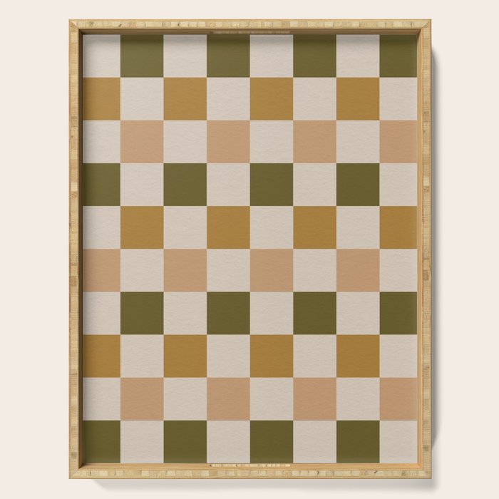 checks â neopolitan Serving Tray Gallery Image 1