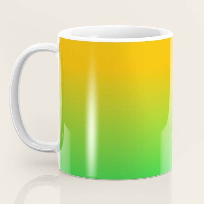 Ombre Color Orange Green Shade  Coffee Mug Gallery Image 3