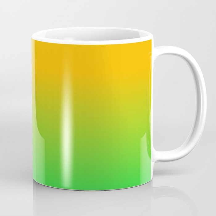 Ombre Color Orange Green Shade  Coffee Mug Gallery Image 1